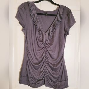 Maurices Ruffled Gathered Top